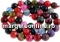 Red brown jade, round, 8mm