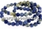 Blue spot sodalite, round, 4.5mm