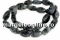 Blue spot sodalite, twisted, 16x10mm