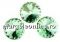 Swarovski, rivoli, powder green, 12mm - x2