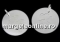 Charm banut gravat cu cannabis, argint 925,16mm - x1