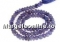 Tanzanite, natural stone, faceted rondelle , 4.8-6mm