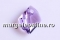 Swarovski, cosmic diamond pendant, aquamarine, 20mm - x1