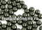 Perle Swarovski cu un orificiu, dark green, 5mm - x4
