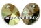Swarovski, pandantiv oval, silver night, 10mm - x1