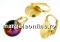 Baza inel argint 925, cabochon patrat 10mm, interior 16.7mm  - x1