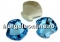 Swarovski, shell fancy, indicolite, 14mm - x1