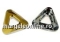Swarovski, triangle pendant, tabac, 20mm - x1