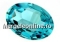 Swarovski, rivoli, amethyst, 12mm - x2