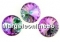 Swarovski, rivoli, vitrail medium 16mm - x1