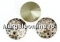 Swarovski, rivoli, gold patina, 10mm - x2
