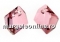 Swarovski, pandantiv cosmic, antique pink, 20mm - x1