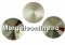 Swarovski, rivoli, powder grey, 18mm - x1