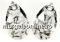 Swarovski, drop pendant, white opal, 28mm - x1