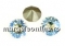 Swarovski, chaton SS34, silver night, 7mm - x2