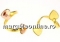 Baza cercei cu bordura, argint 925, rivoli Swarovski 8mm - x1per