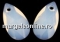 Swarovski, drop pendant, white opal, 16mm - x1