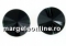 Swarovski, button bead, jet, 12mm - x1