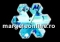 Swarovski, snowflake pendant, vitrail medium, 20mm - x1