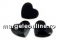 Swarovski, cabochon inima, jet, 10mm - x1
