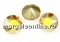 Swarovski, chaton SS29, powder yellow, 6mm - x4