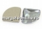 Swarovski, fan cabochon, silver night, 10mm - x1