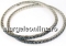 Swarovski, pand. fine rocks, black mettalic silver, 40mm - x1