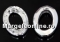 Swarovski, cosmic oval fancy, white opal, 22x16mm - x1