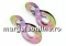 Swarovski, pandantiv infinity, paradise shine, 26mm - x1