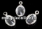 Swarovski, pandantiv fine rocks, black crystal, 40mm - x1