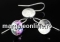 Earring base, 925 silver, rivoli 14mm - x1pair