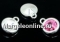 Earring base, 925 silver, 3 rivoli 6mm - x1pair