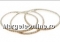 1088 Swarovski light topaz bracelet , rhodium plated, 18cm - x1