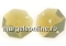 Swarovski, link pl. cu rodiu, oval, aquamarine, 15mm - x2