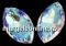 Swarovski, drop pendant, light chrome, 16mm - x1
