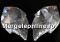 Swarovski, pandantiv frunza, silver night, 26mm - x1