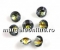 Swarovski, chaton SS39, volcano, 8mm - x2