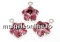 Swarovski, pandantiv fine rocks, black crystal, 40mm - x1
