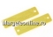 Link, engraved, gold-plated 925 silver, 19x5mm - x1