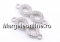 Link, infinity, crystals, rhodium-plated 925 silver, 16.5mm - x1