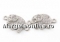 Link, Fatima's hand, crystals, rhodium-plated 925 silver, 19mm - x1