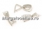 Link, ribbon, 925 silver, 19mm - x1