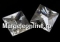 Swarovski,  double pyramid pendant, crystal, 14mm - x1
