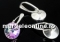 Baza cercei cu bordura, argint 925, rivoli Swarovski 10mm - x1per