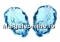 Swarovski, marguerite flower, siam, 10mm - x4