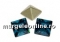 Swarovski, fancy chaton Square, denim blue, 3mm - x10