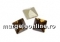 Swarovski, fancy chaton Square, smoked topaz, 3mm - x10