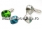 Tortite ag925 patrat cu tija si za pt Swarovski 4470 si 4461 12mm - x1per