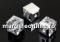 Swarovski, margele cub, moonlight, 6mm - x2