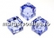 Swarovski, cube bead, light amethyst, 8mm - x1